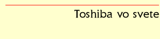 Toshiba vo svete
